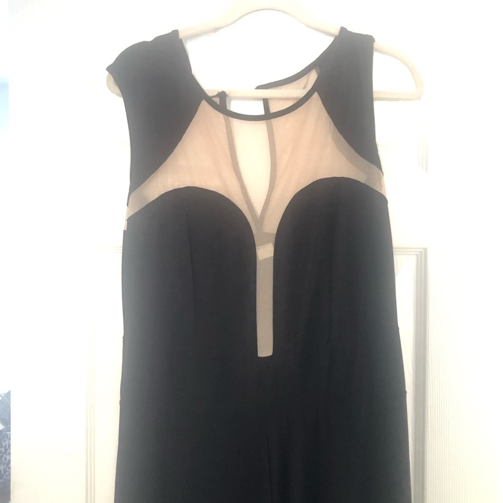 This is for the taller woman with style. Sheer front